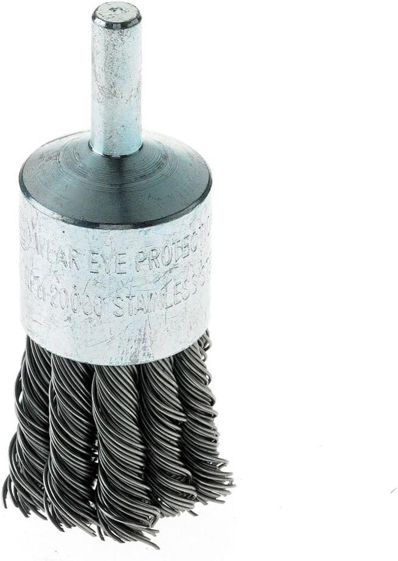 181020B – 1″ X 1/4″ Shank Knot End Brushes, .020 Stainless Steel Wire (20 Pack)