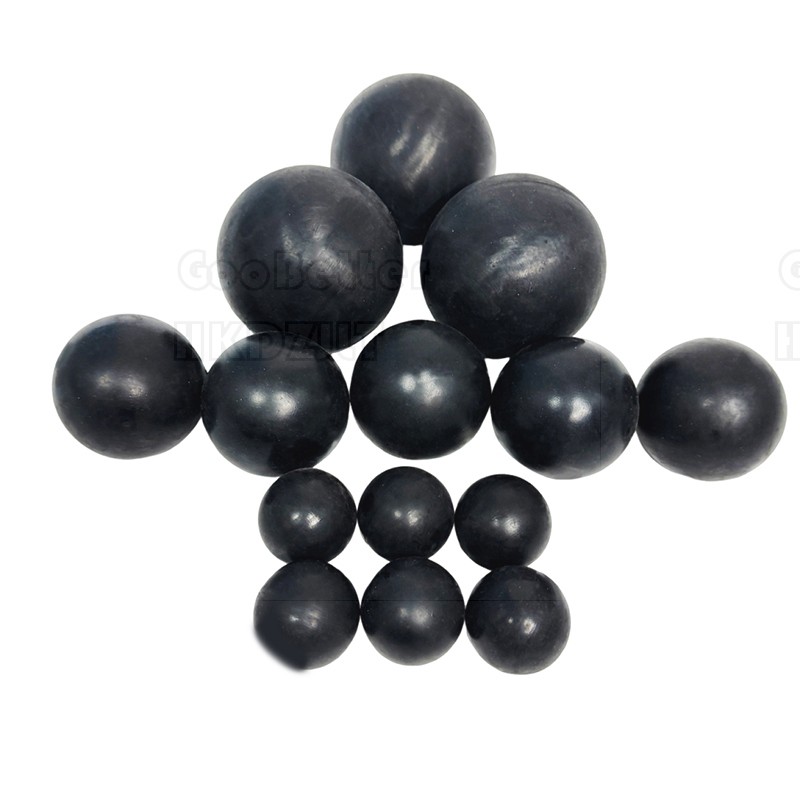 Nitrile Rubber Balls 2 mm ~ 160 mm Black Round Solid Rubber Ball Bouncy Ball