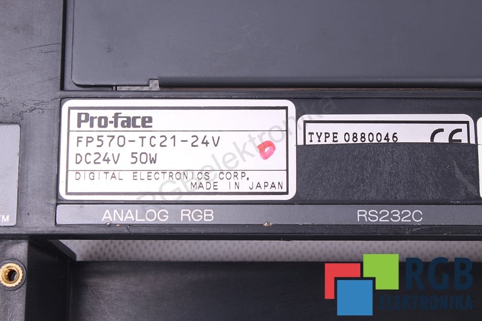 FP570-TC21-24V PRO-FACE Cover – Used