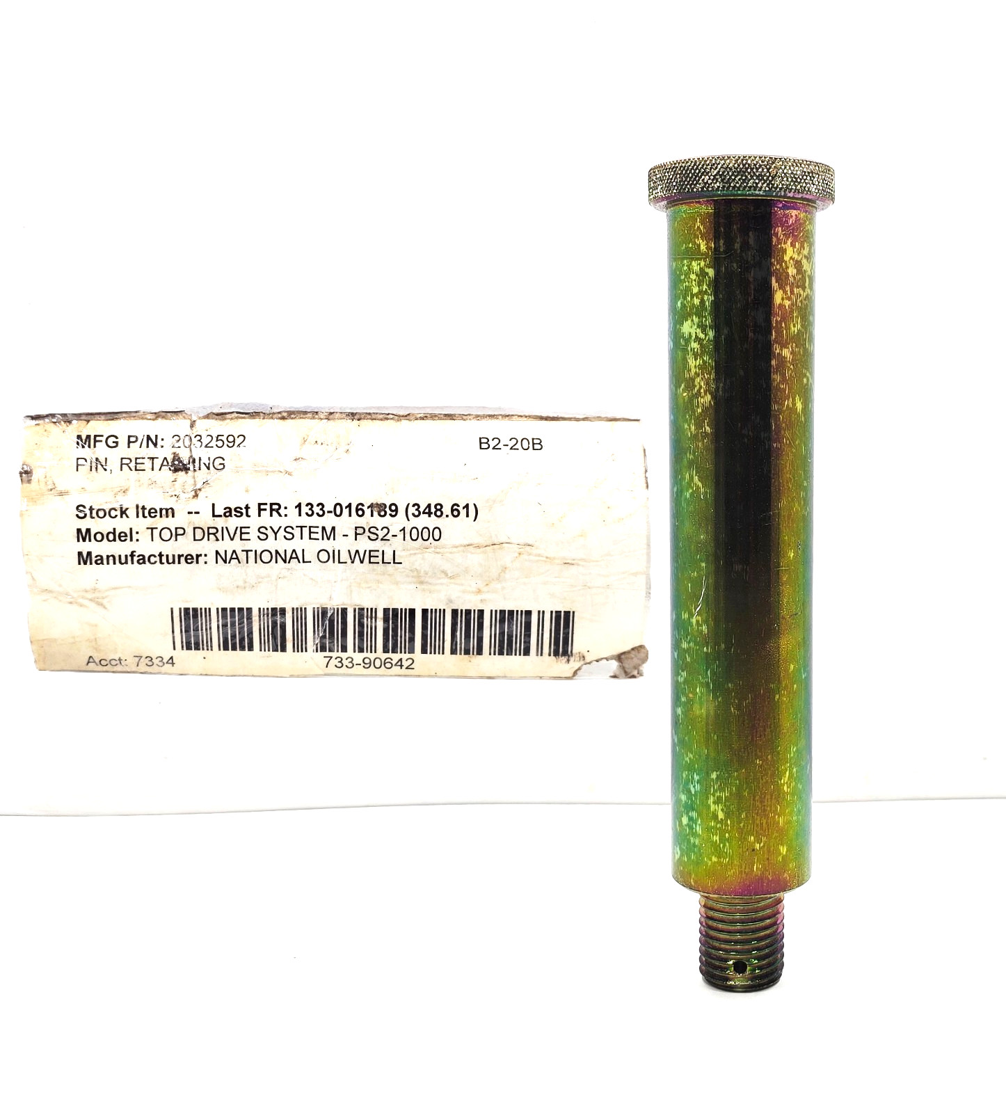 NATIONAL OILWELL VARCO 2032592 PIN FOR TDS PS-2-1000