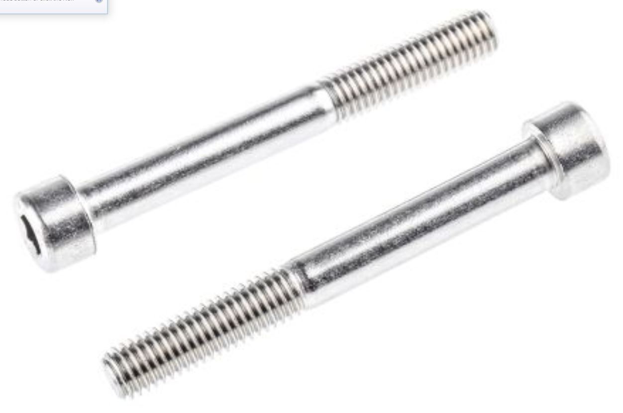 4-16x) M6-1.0x 60mm Socket / Allen Head Cap Screw Stainless Steel 6mm x 60mm