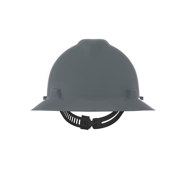 Msa Safety 454731 V-Gard Slotted Full Brim Hard Hat, Staz-On Suspension, Type
