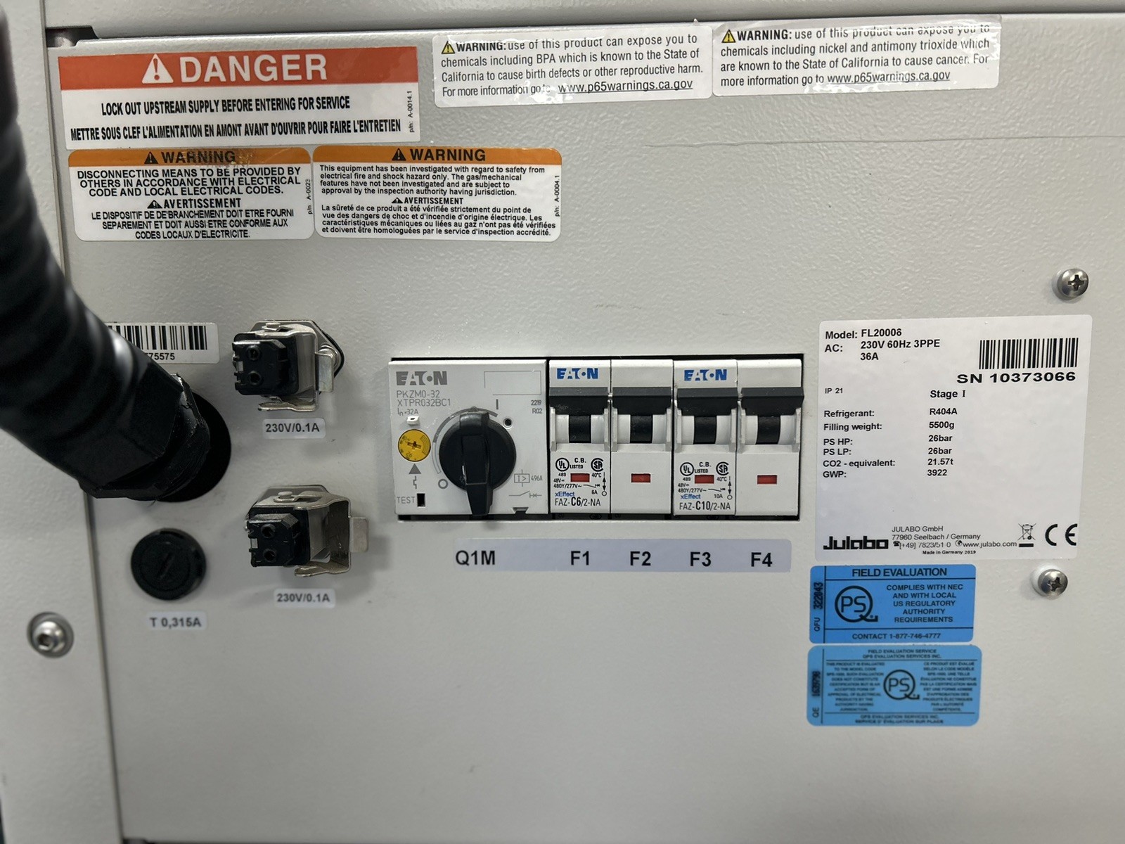 Julabo FL20006 | -25° to 40°C Circulating Chiller, ±5°C Stability