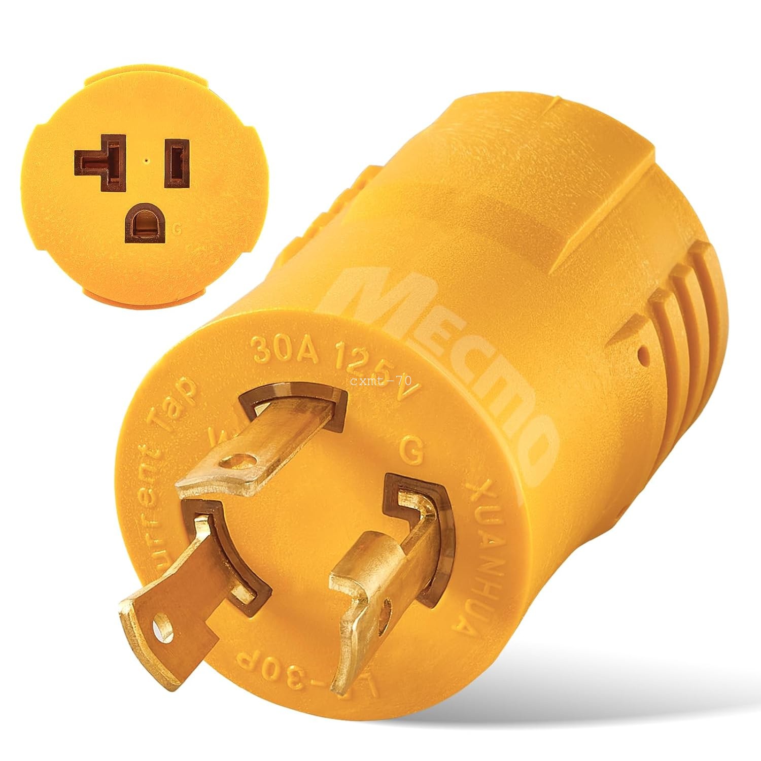 RV Power Adapter NEMA L5-30P to 5-15 5-20R Generator Camper Male to Female Plug