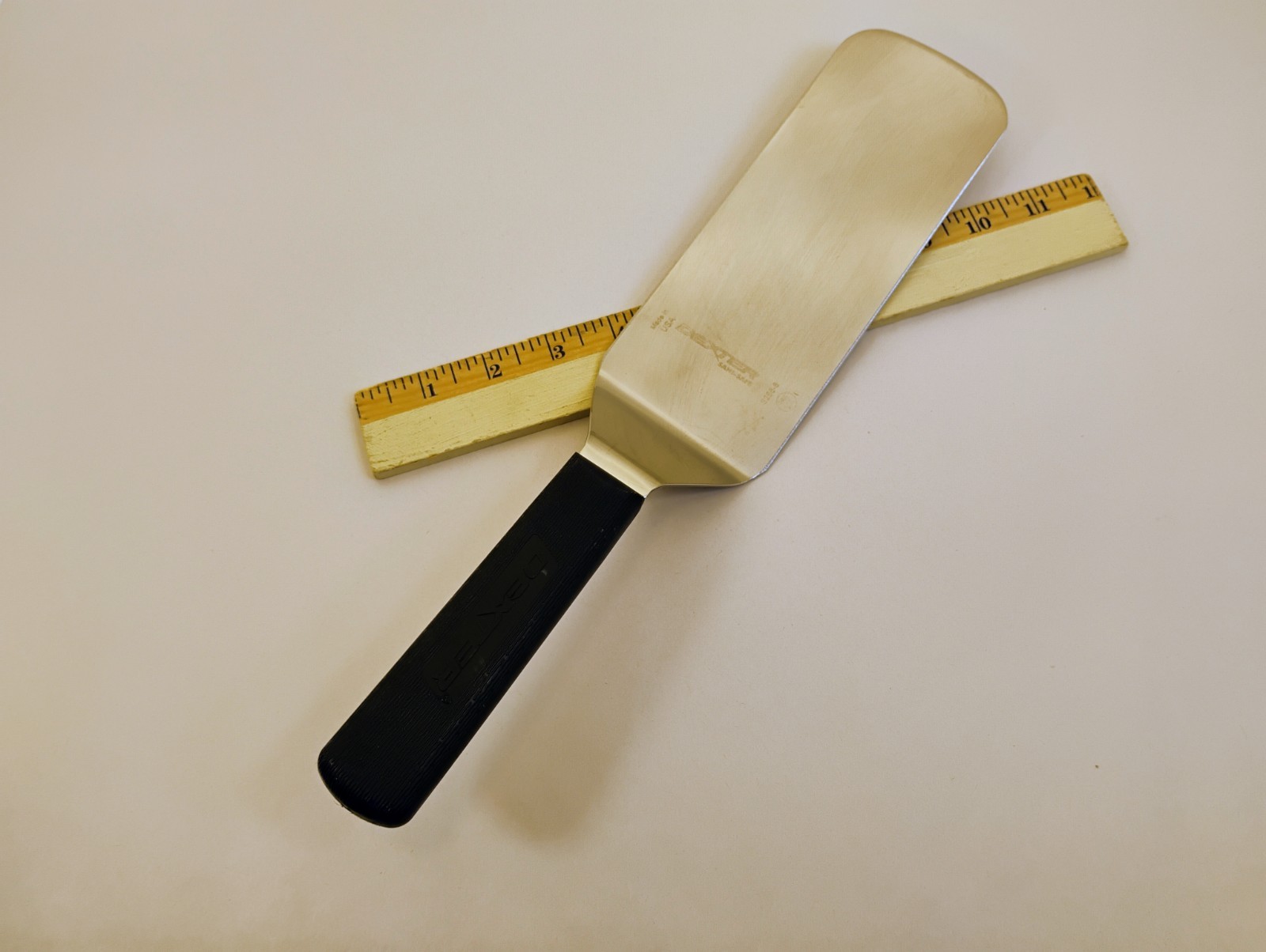 Dexter USA Turner Server Spatula Black Handle 8X3 Stnls Blade S286-8 Factory2nd