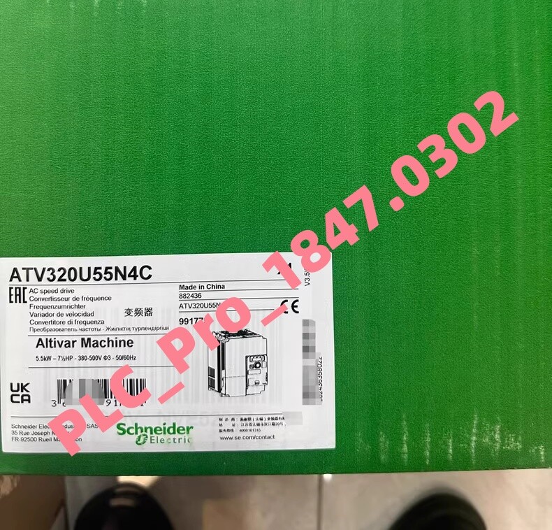 1PCS New Original Schneider ATV320U55N4C 5.5KW INVERTER Fast delivery