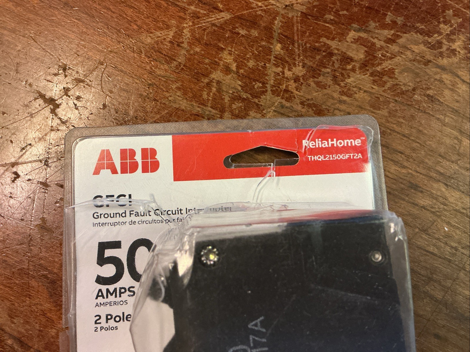 ABB THQL2150GFT2A 50A 240V 2-Pole GFCI W/Self-Test (New)