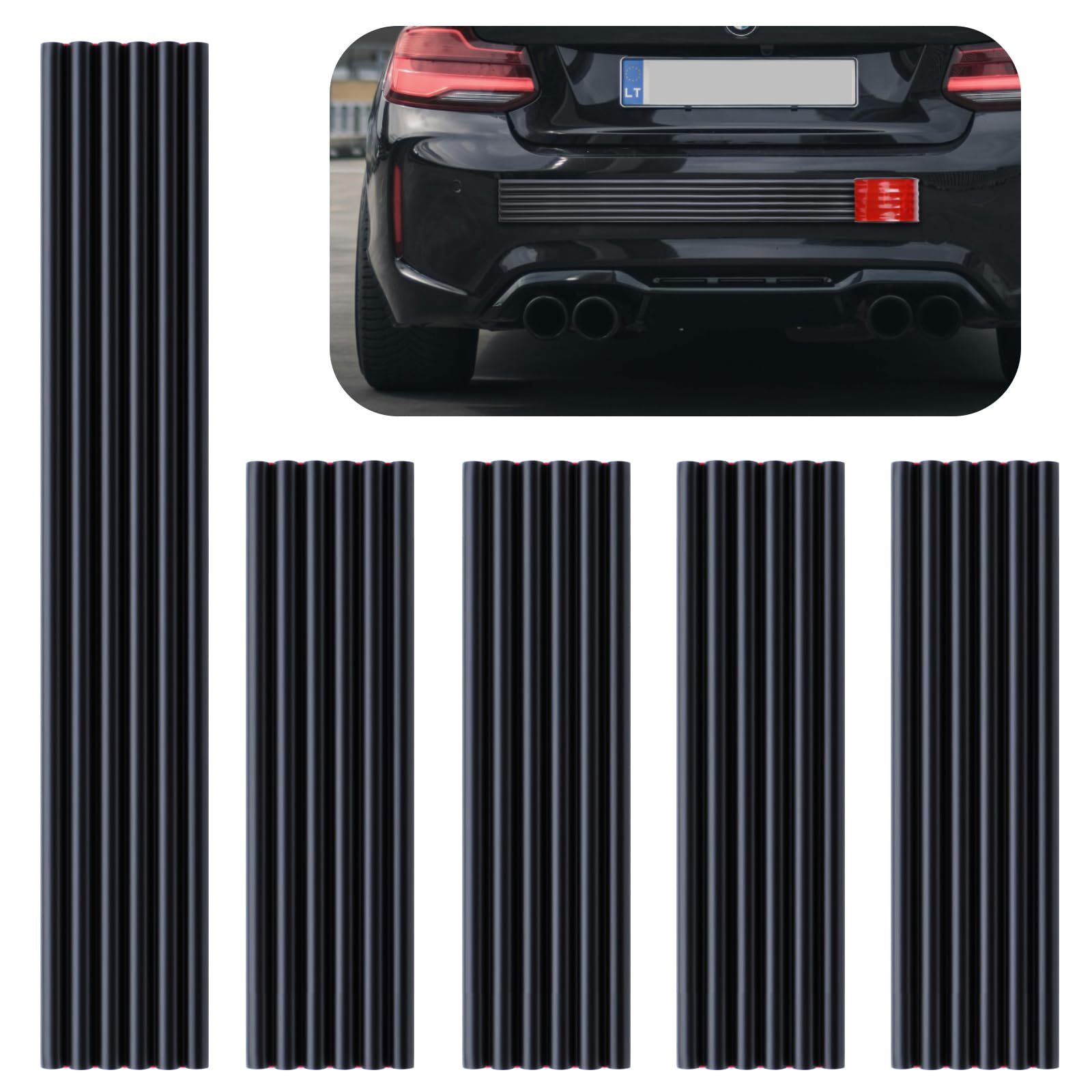 Diy Car Bumper Protector Guard Strong Self Adhesive Rubber Rear Front Bumper Gua