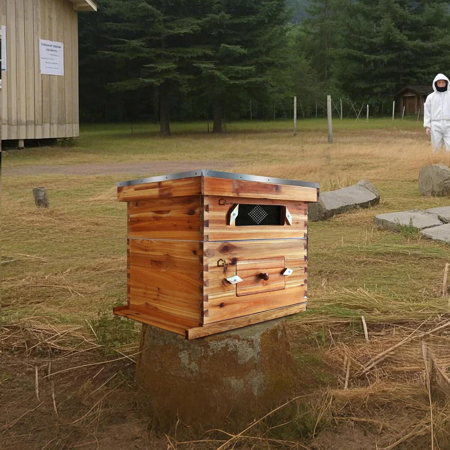 Beehive 20 Frame Complete Box Kit (10 Deep-10 Medium) Langstroth Beekeeping US