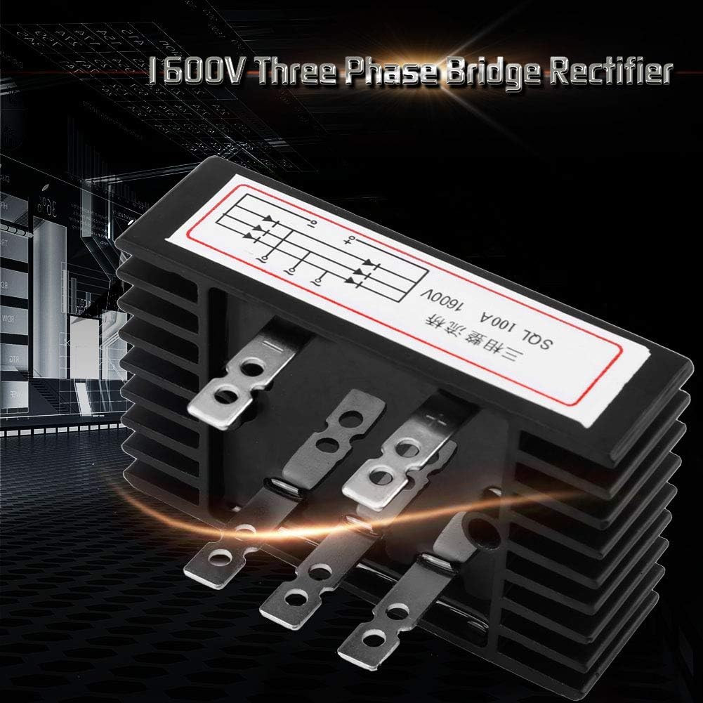 Bridge Rectifier SQL100A 1600V 3 Phase AC to DC Diode Module High Power Heatsink