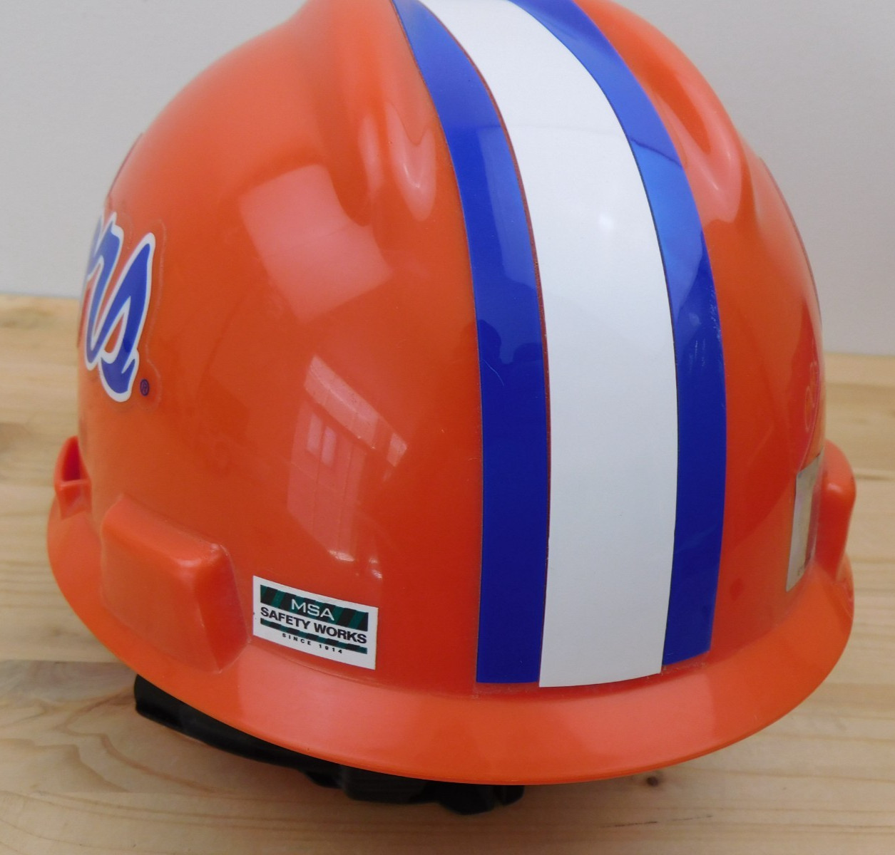 Florida Gators Official NCAA Hard Hat MSA Approved Made in USA Class E & G