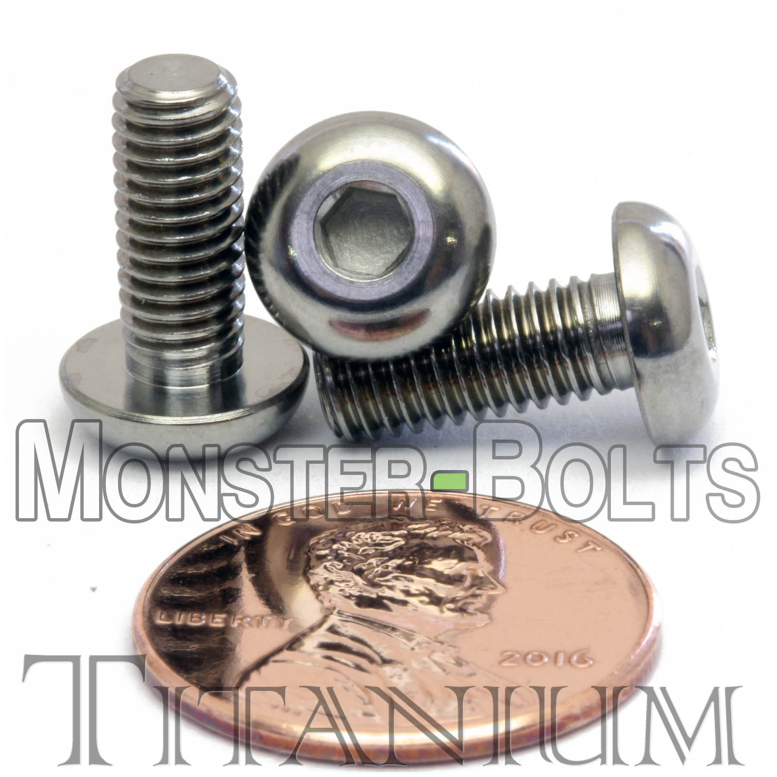 M5 x 0.80 Titanium Button Head Socket Cap Screws – Grade 5 Ti6Al4V, Metric, ISO