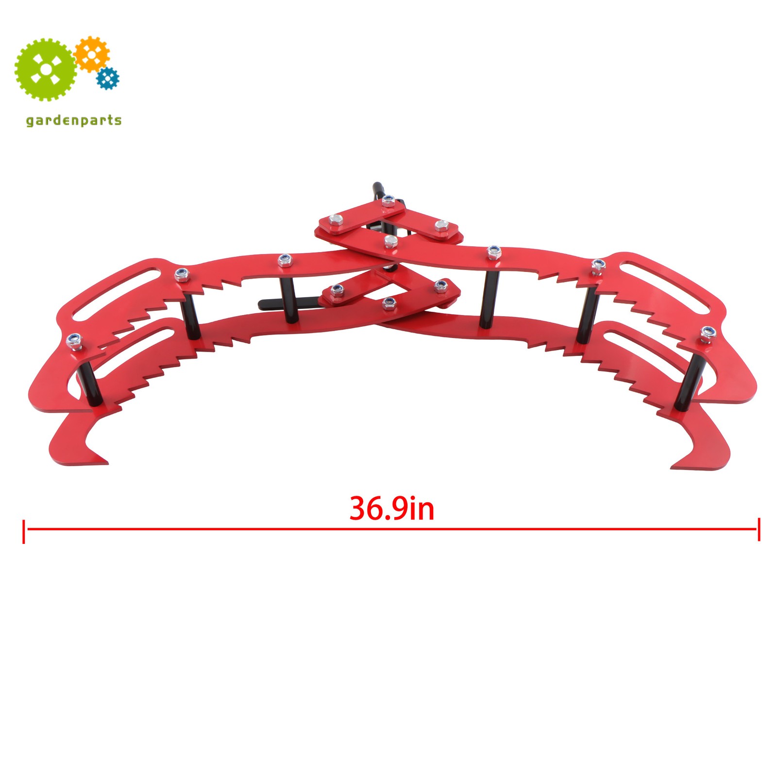 36inch Log Lifting Tongs Log Grapple Hook 4 Claw Fits For Tractor Logging Tongs
