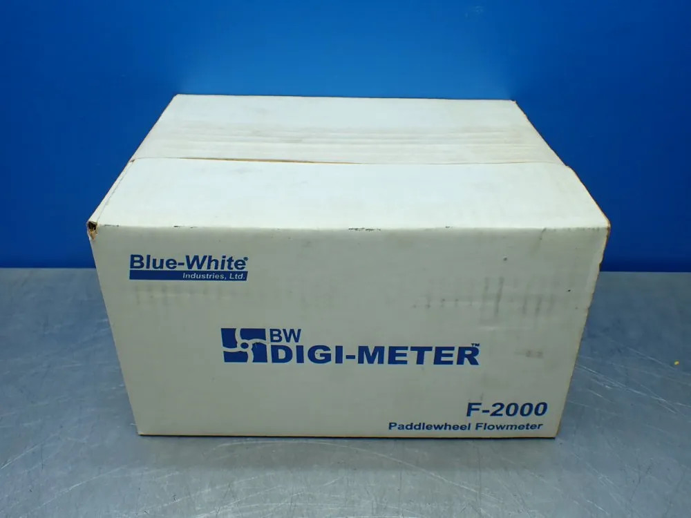 BLUE WHITE BLUE WHITE DIGI-METER FLOWMETER. RTPB10M2GM2