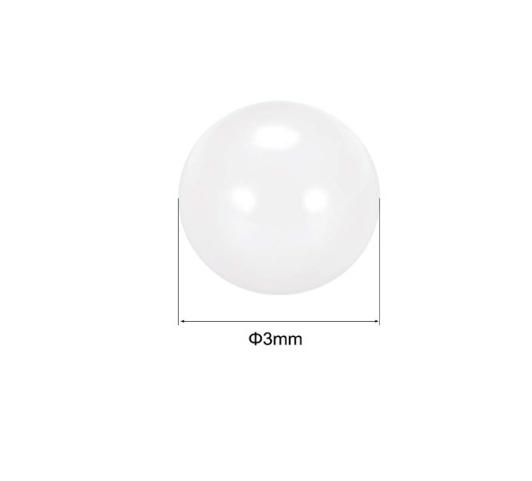 uxcell 3mm Ceramic Bearing Balls, ZrO2 Zirconium Oxide Ball G5 Precision 25pcs