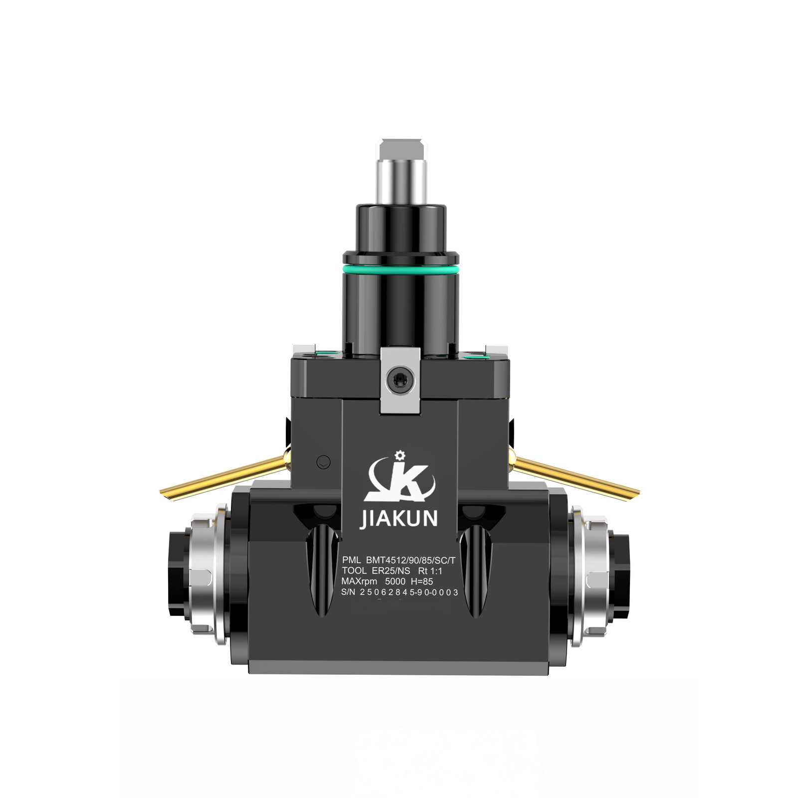 BMT Series 12Station 0-90° Dual-Output Live Tool Holder for CNC Turn-Mill Turret