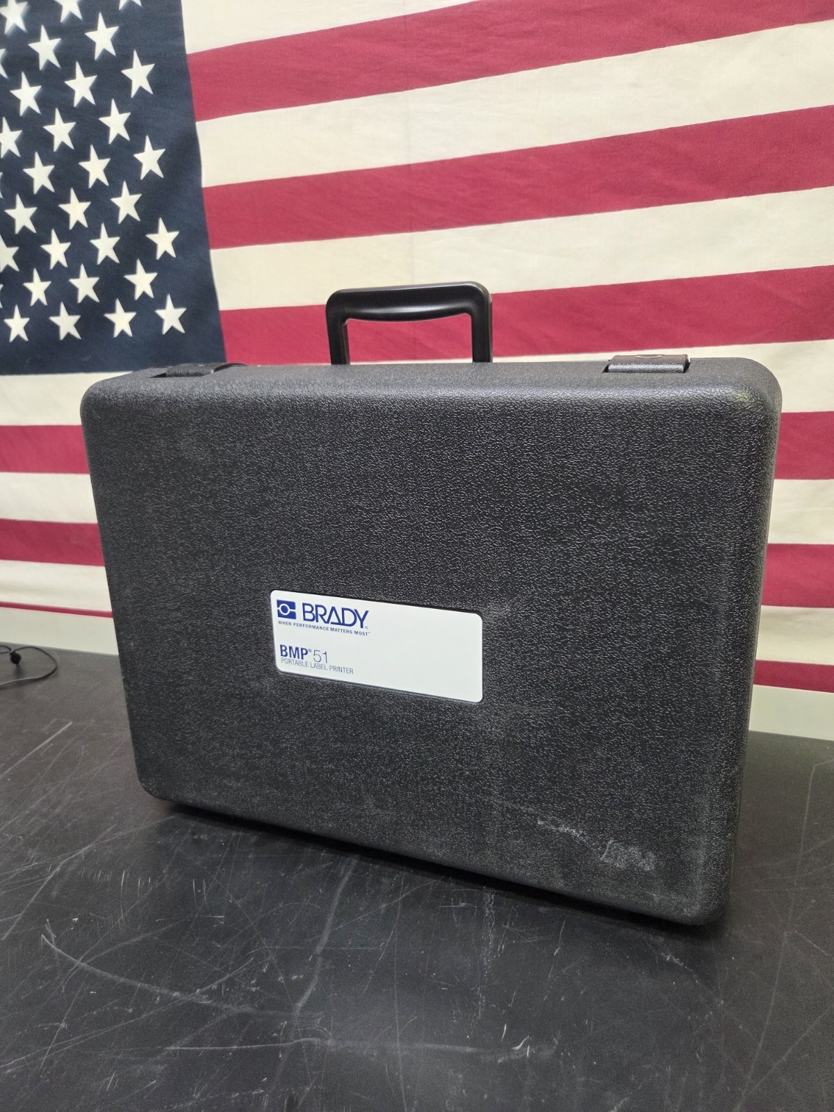Brady BMP51 Portable Printer In OEM Case, Charger, Manual, Works Great! Used