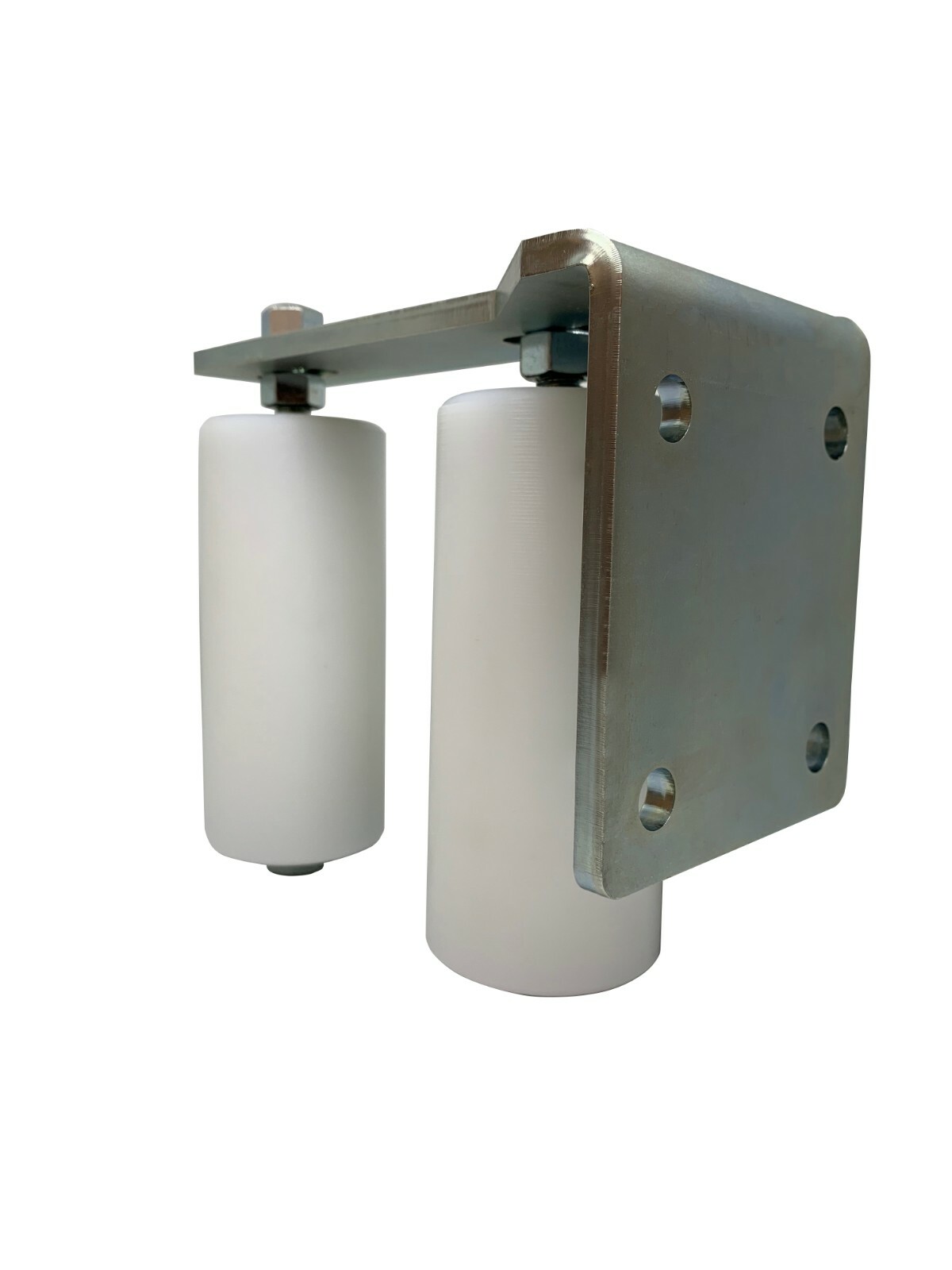 Slide Gate Guide Roller 6″ Adjustable Reversible Rear Post Mount Bracket NEW