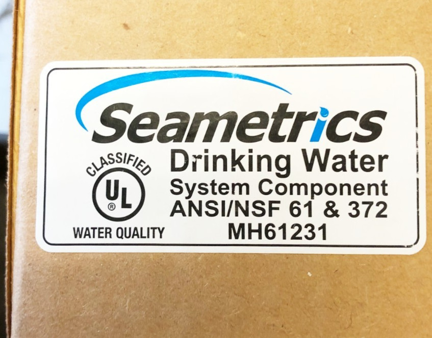 New SeaMetrics MJNR-150-100G Flow Meter 1-1/2″ 100 Gal/Pulse MH61231