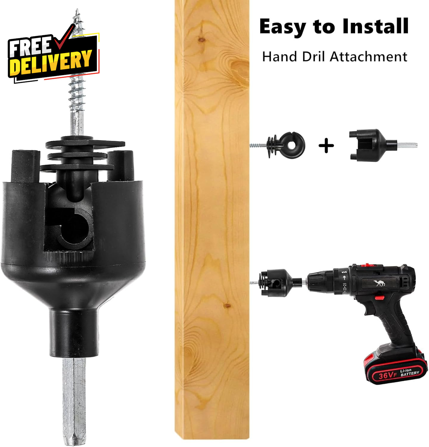 120 Pack Electric Fence Insulators Screw In Ring Post Wood Post Farm Fencing…