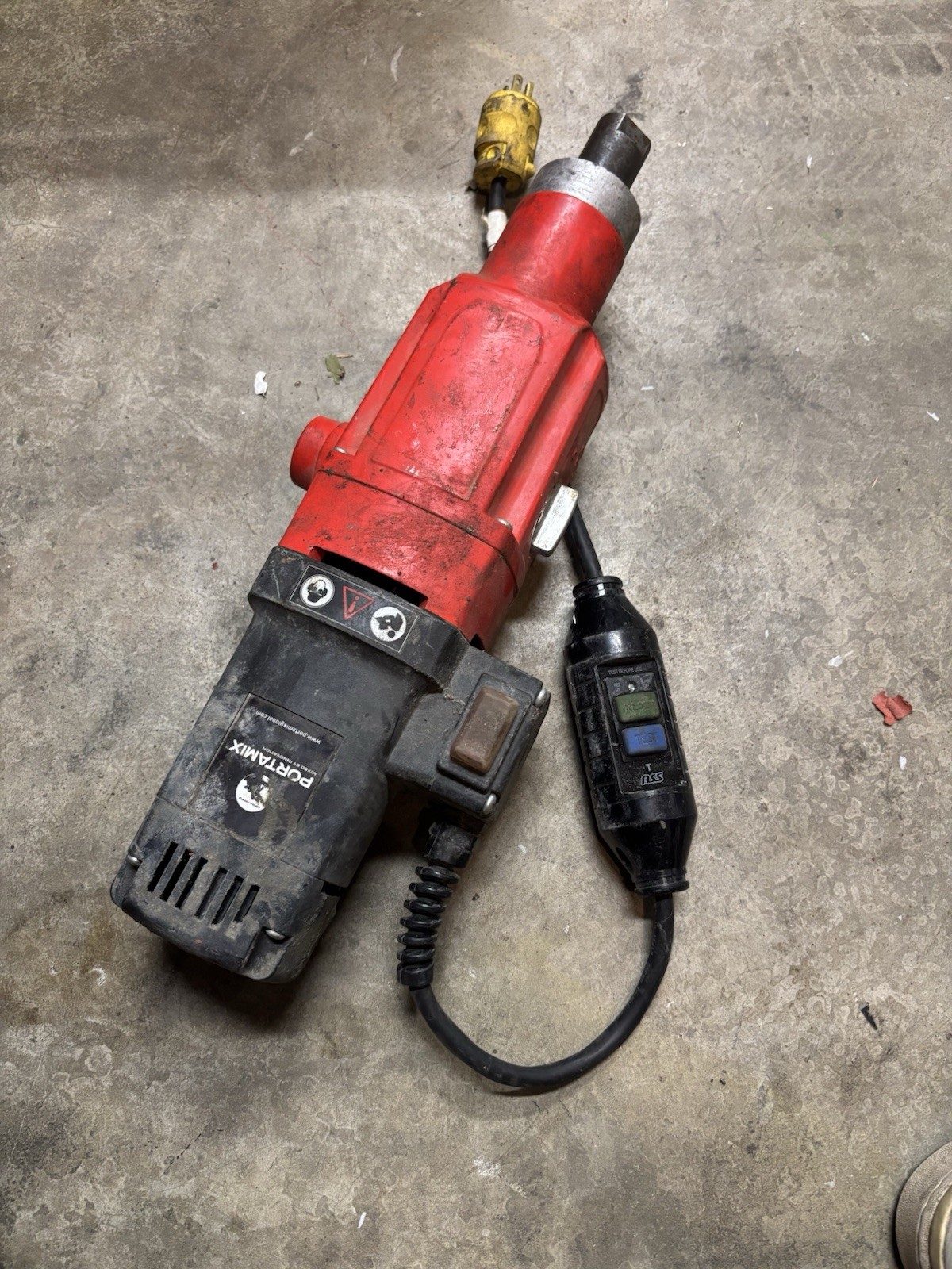 Portamix PH2516R-110 Mega Hippo Mixer Motor 2500W Eibenstock AS-IS Untested