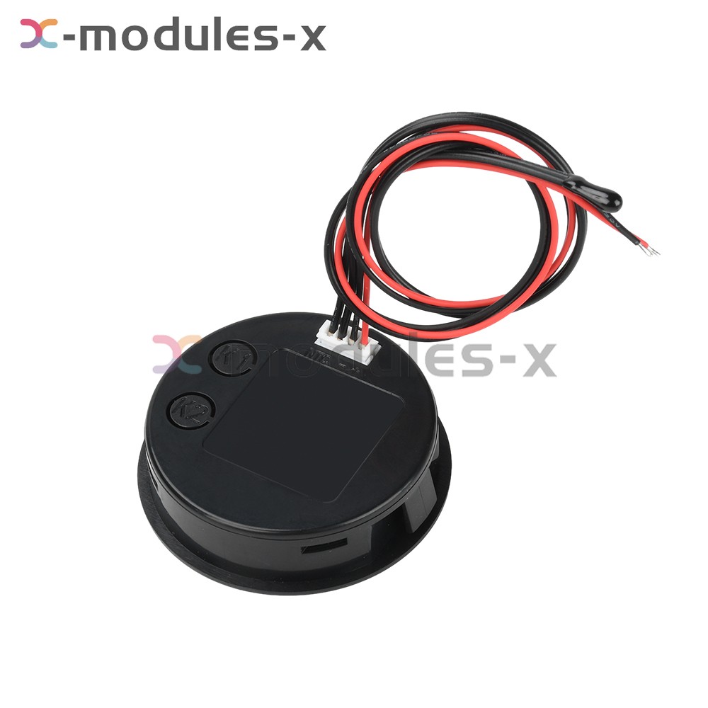 LCD Digital Battery Level Indicator Voltage Power Percentage Temperature Display