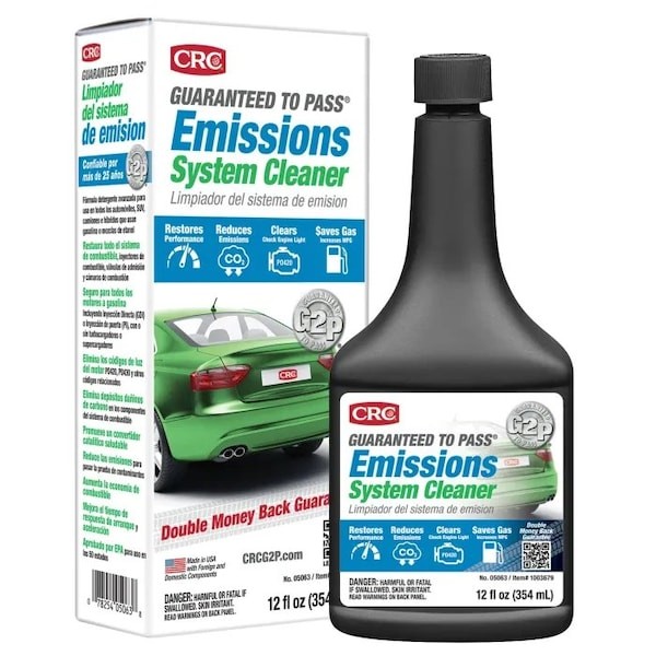 Crc 05063 Emissions Test Formula Additive, For Gasoline Engines, 12 Oz.