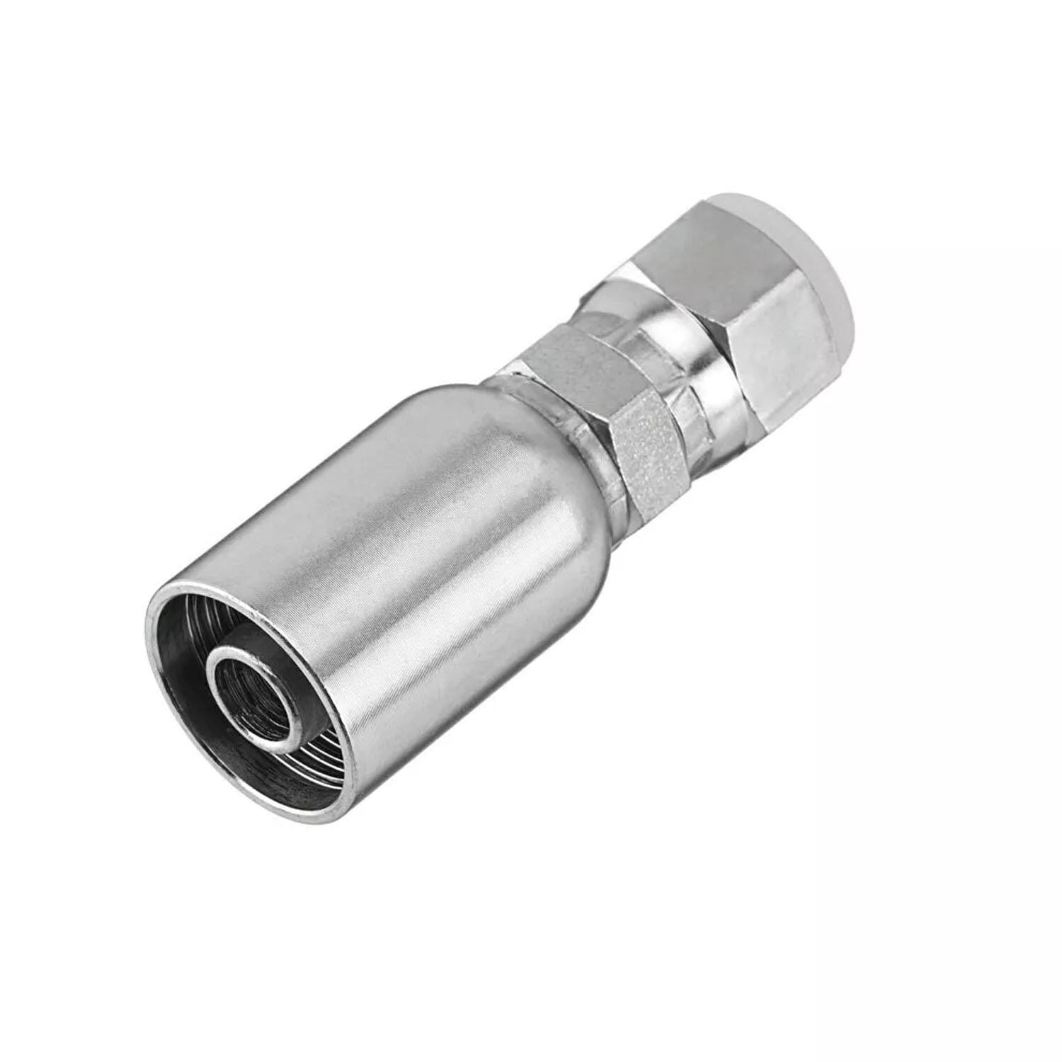 1/2″ Hose x 1/2″ JIC 37° Female Hydraulic Hose End Swivel Crimp Fitting 12 Pack
