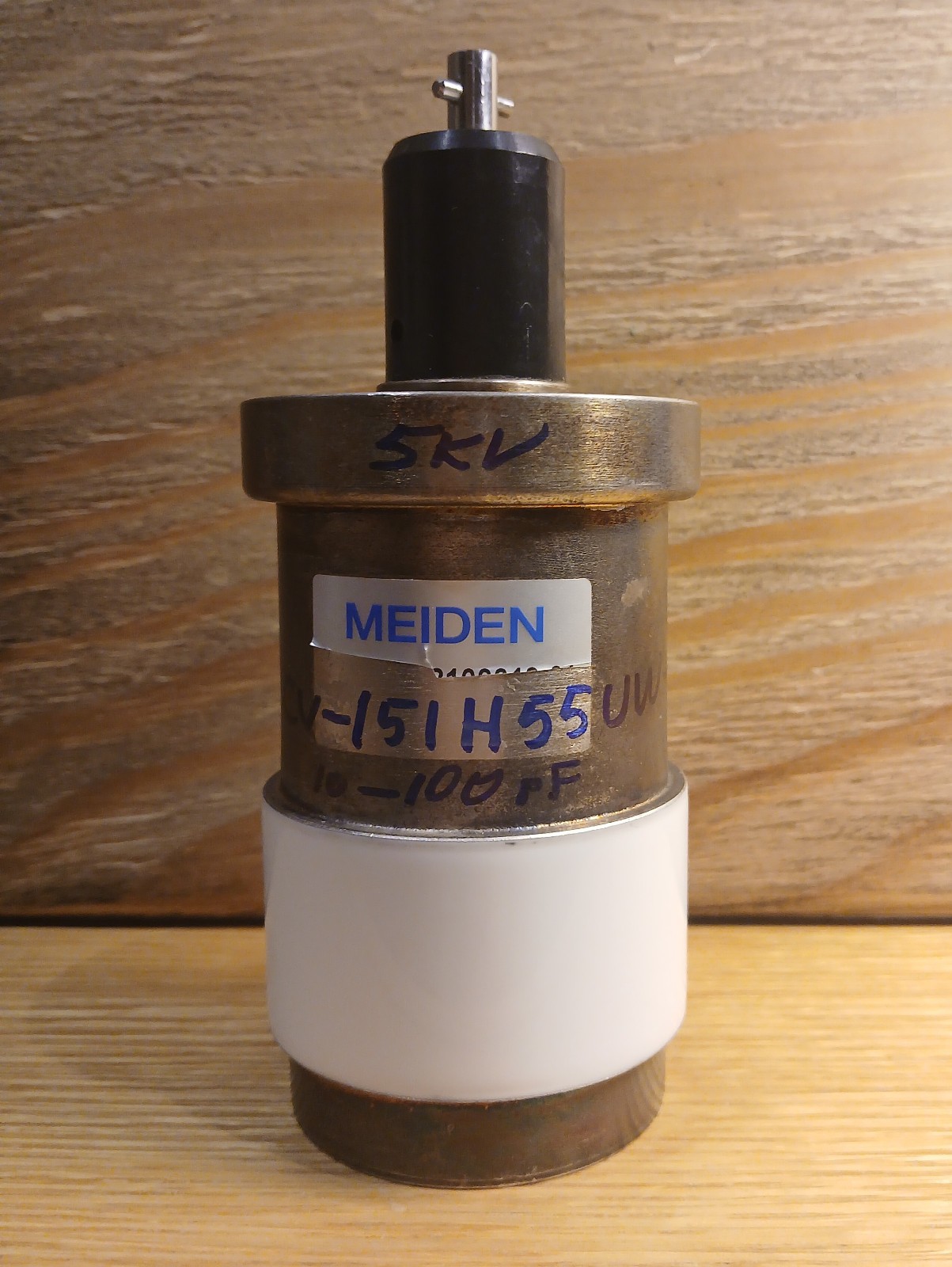 MEIDEN Variable Vacuum Capacitor SCV-151H55UW-CS5 10-100pF 15/9kV