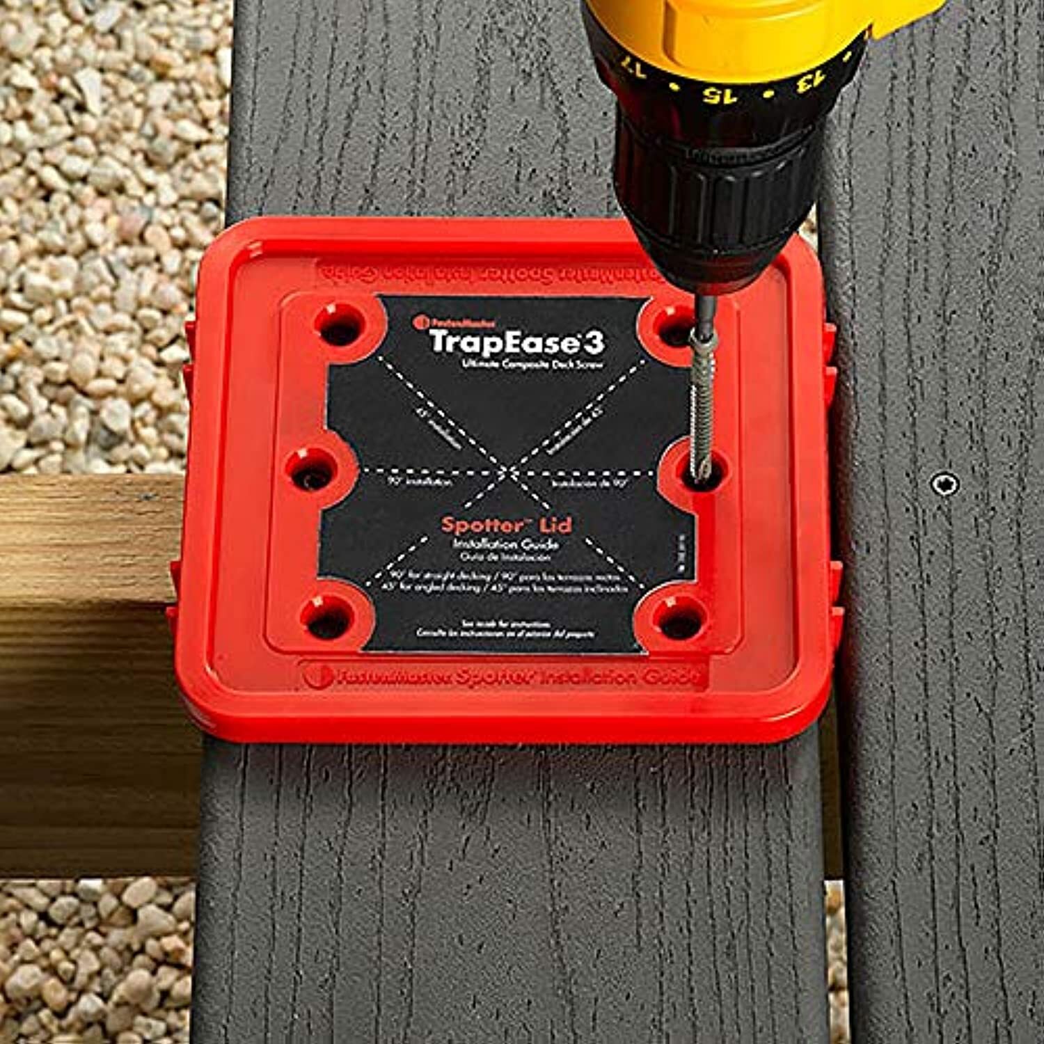 FastenMaster TrapEase 3 Deck Screws for Composite, PVC and Capstock Decking –