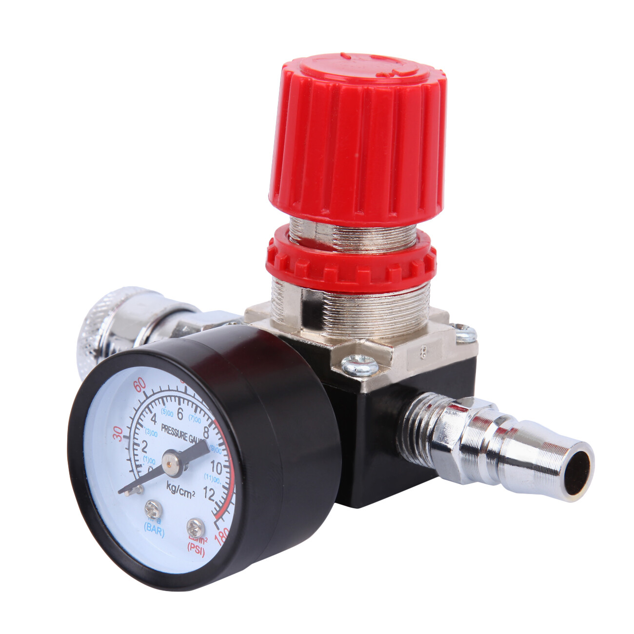 1/4″ Air Pressure Regulator For Air Compressor System 175PSI Pressure Gauge