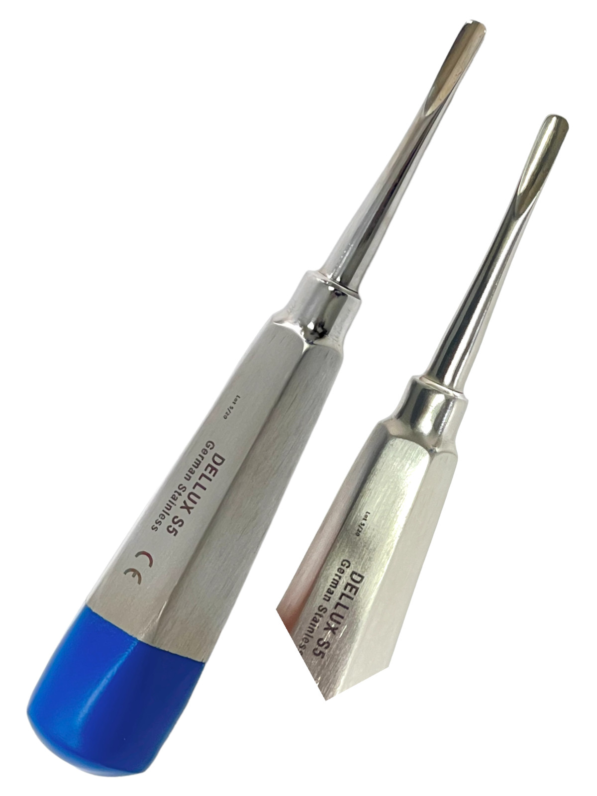 GERMAN DENTAL ELEVATOR EXTRACTING LUXATING APICAL ROOT ELEVATOR 5MM BLUE STR