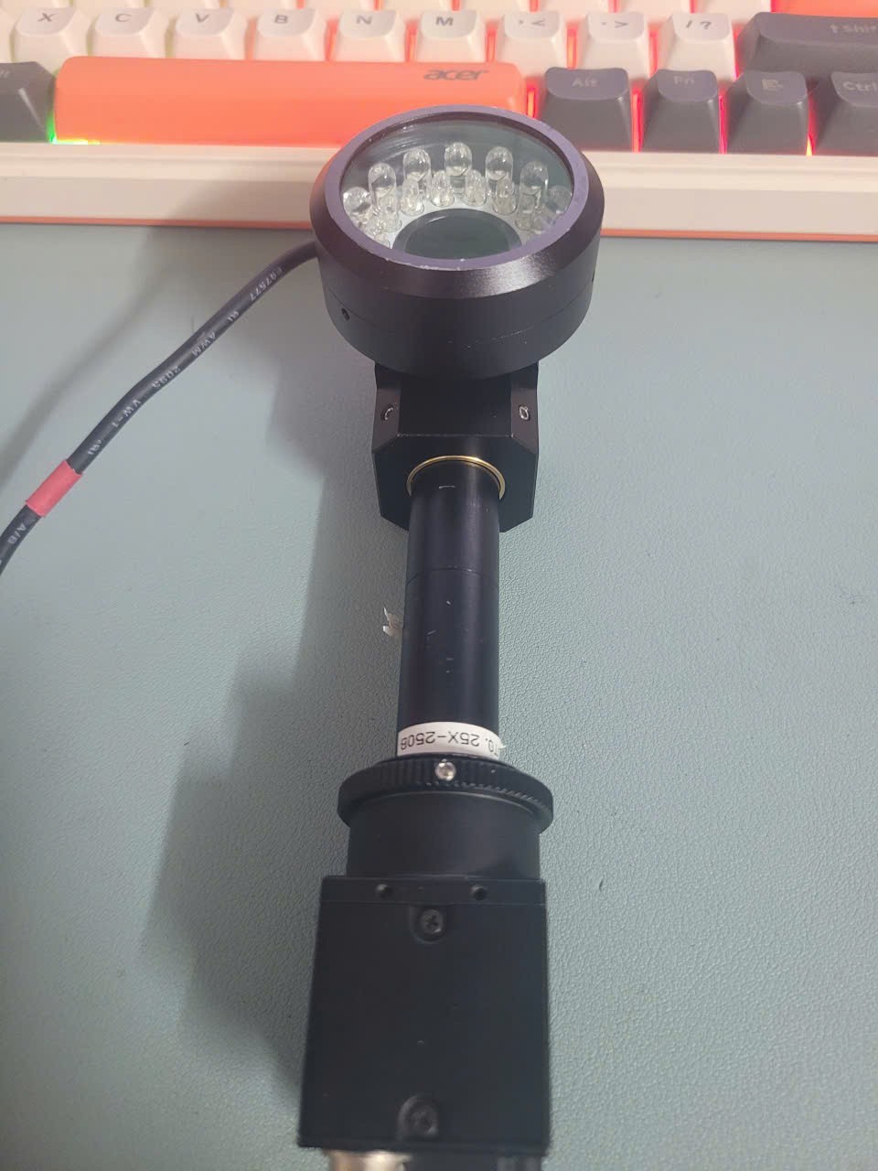 Teledyne FLIR Point Grey BFS-PGE-50A5M with lens and light