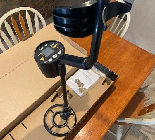 Gold Rush Treasure Finder Metal Detector Open Box Never Used LCD Display