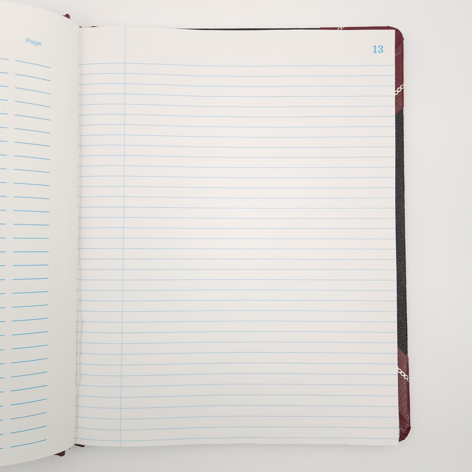 Boorum Pease Log Book G21 150-R Black Red Hardcover Ruled Journal Record Canada