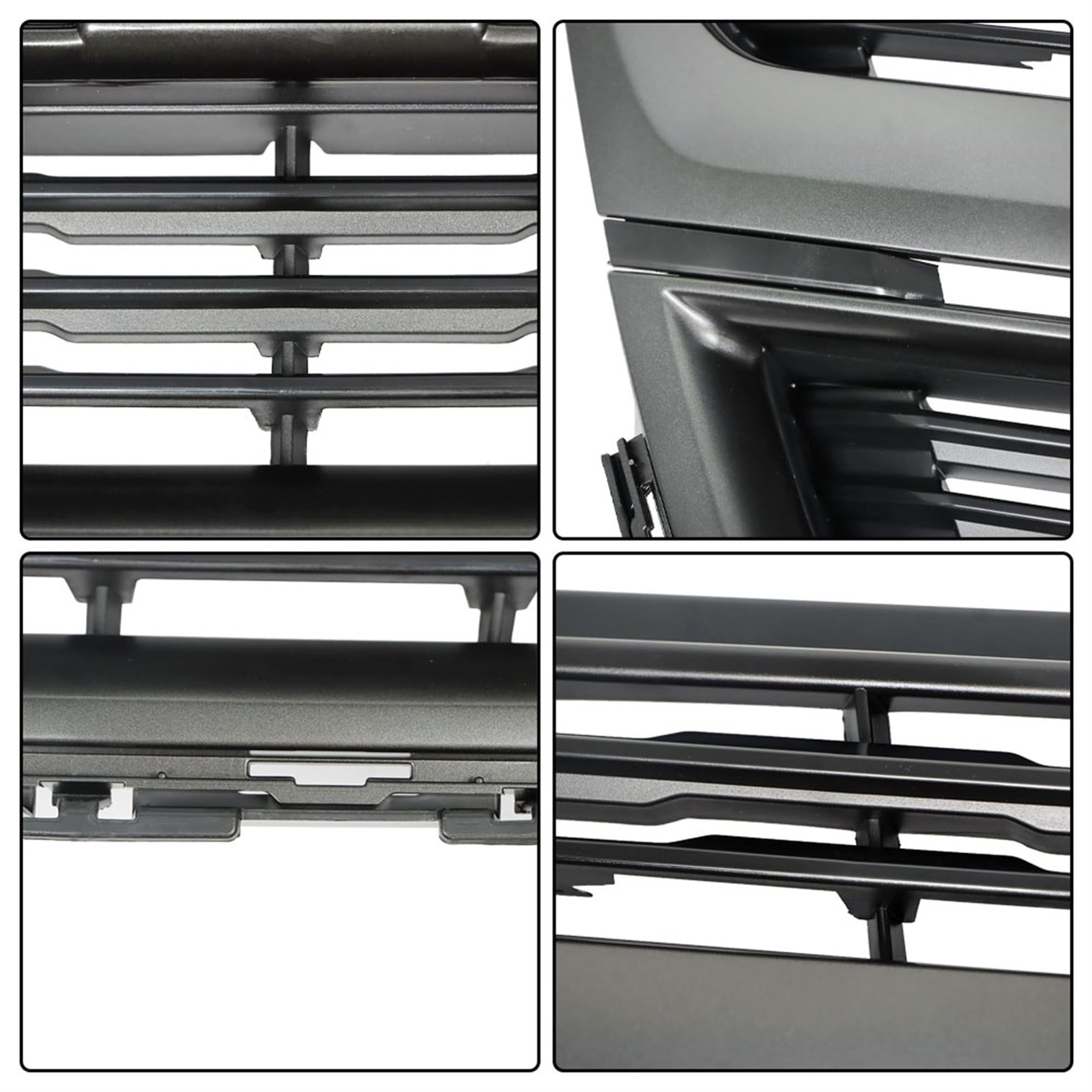 Front Bumper Gray Frame Grille Assembly Replacement for Colorado 2015 2016 2017