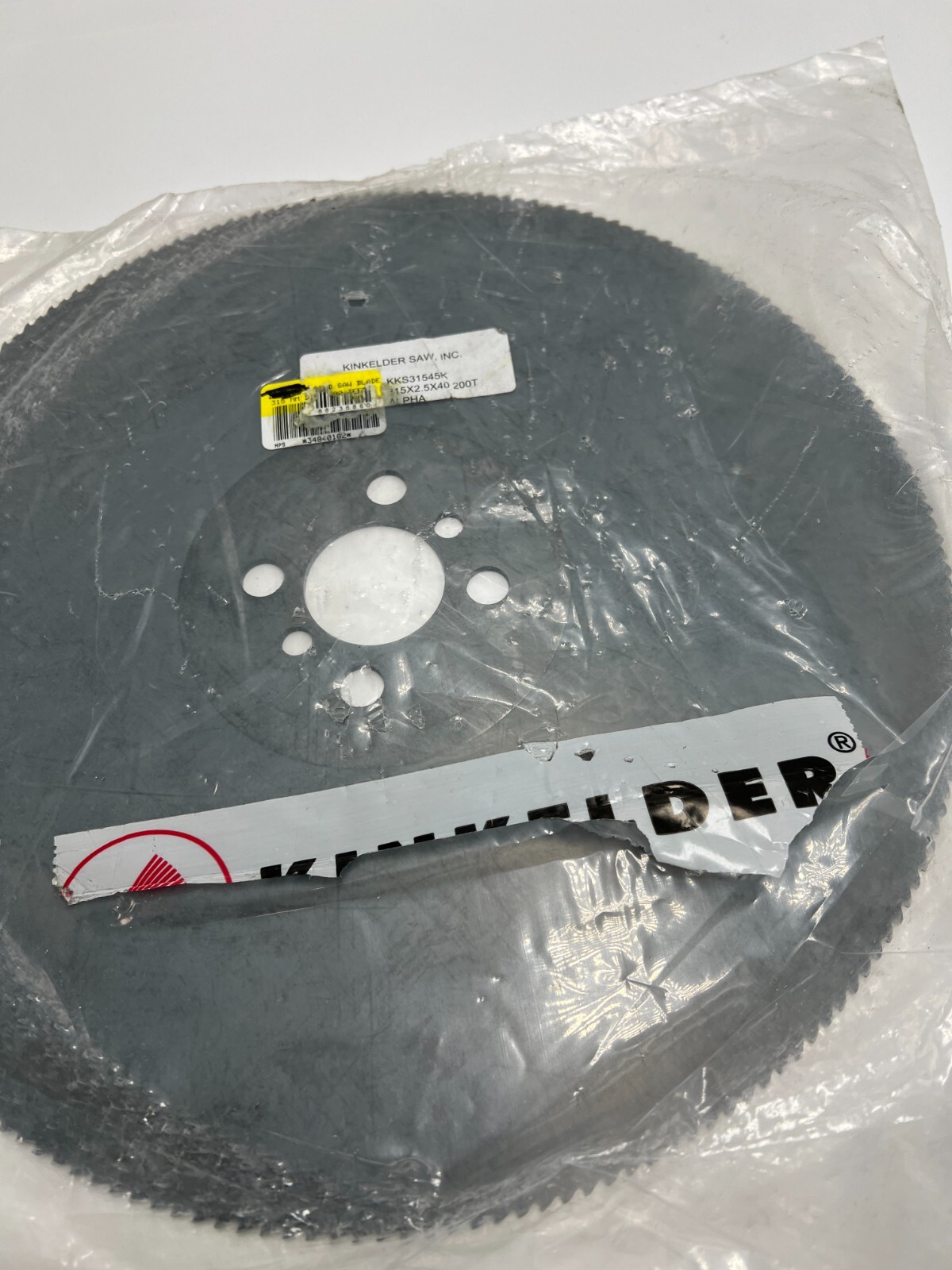 Kinkelder KKS31545K Cold Saw Blade 315 mm Dia 200 Teeth High Speed Steel