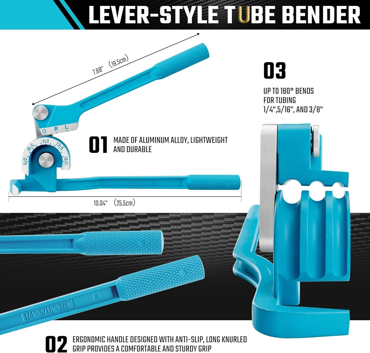 Versatile Hand-Powered Tube Bender – Perfect for DIY and Professional Use