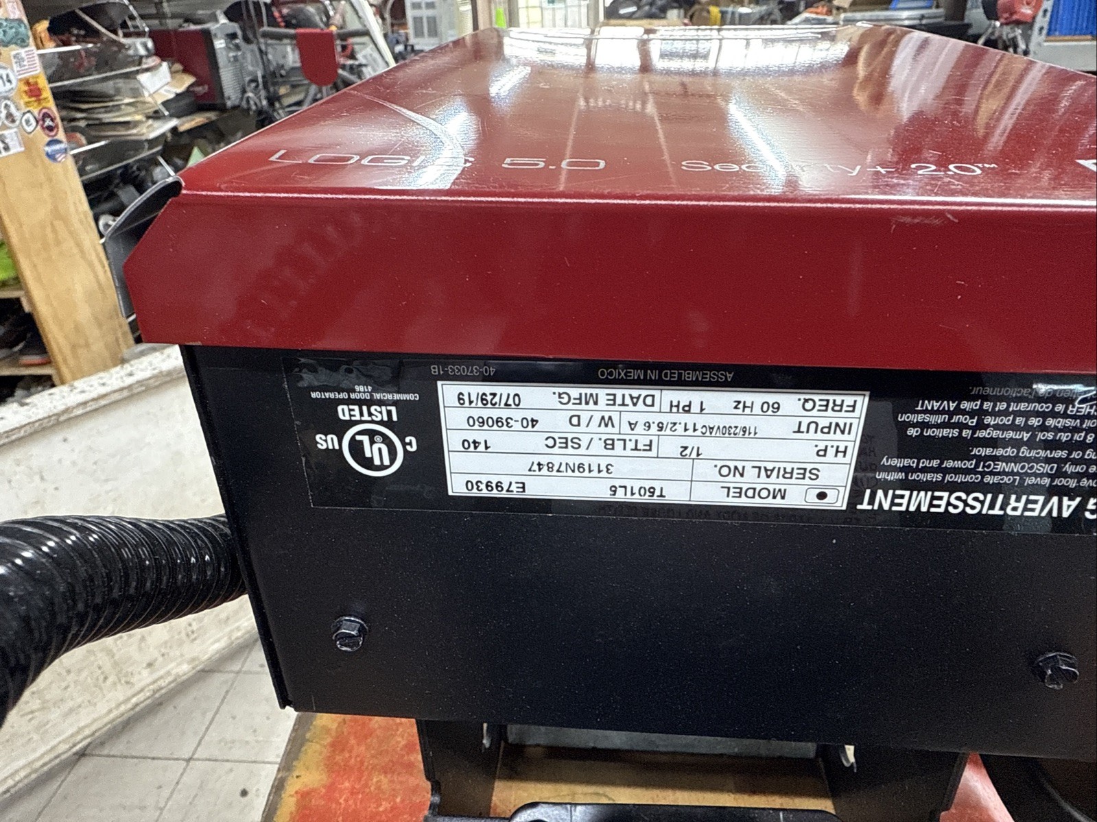 LiftMaster Logic 5.0 1/2 HP Commercial Door T501L5 E79930 – Read
