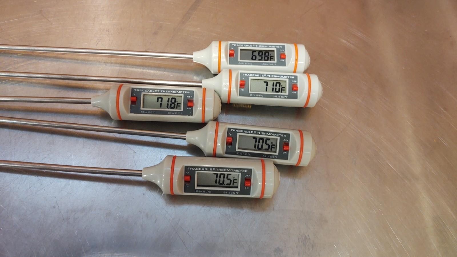 5 – Traceable Long Stem Thermometer -58 to 302°F -50 to 150°C 8″ Stem