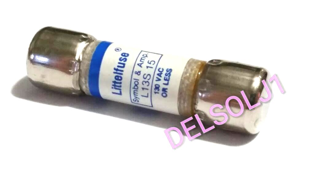 1 EACH L13S 15A LITTELFUSE FUSE 130V VAC OR LESS