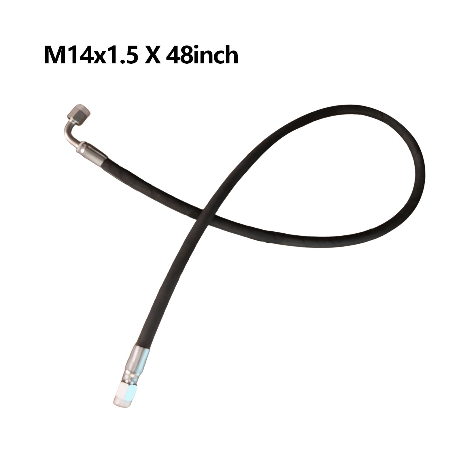 Agt Miva Mini Excavator Hydraulic Hose M14x1.5 X 36″ One End 90° One Str NEWy1Mv