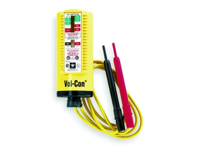 Vol-Con 61-076 Solenoid Voltage Tester AC/DC with Vibration Mode, CAT III 600V