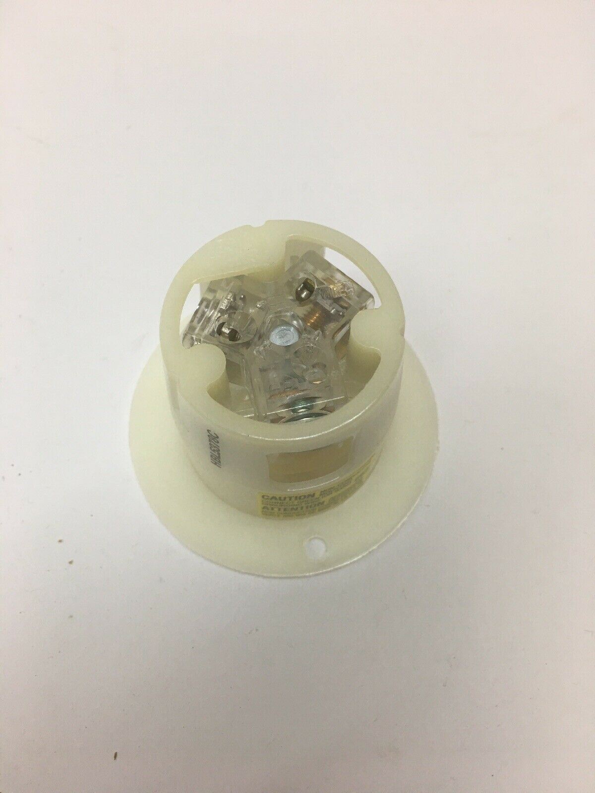 Straight Blade Devices, Male Inlets, Flanged, Industrial/Commercial, 20A 125V, 2