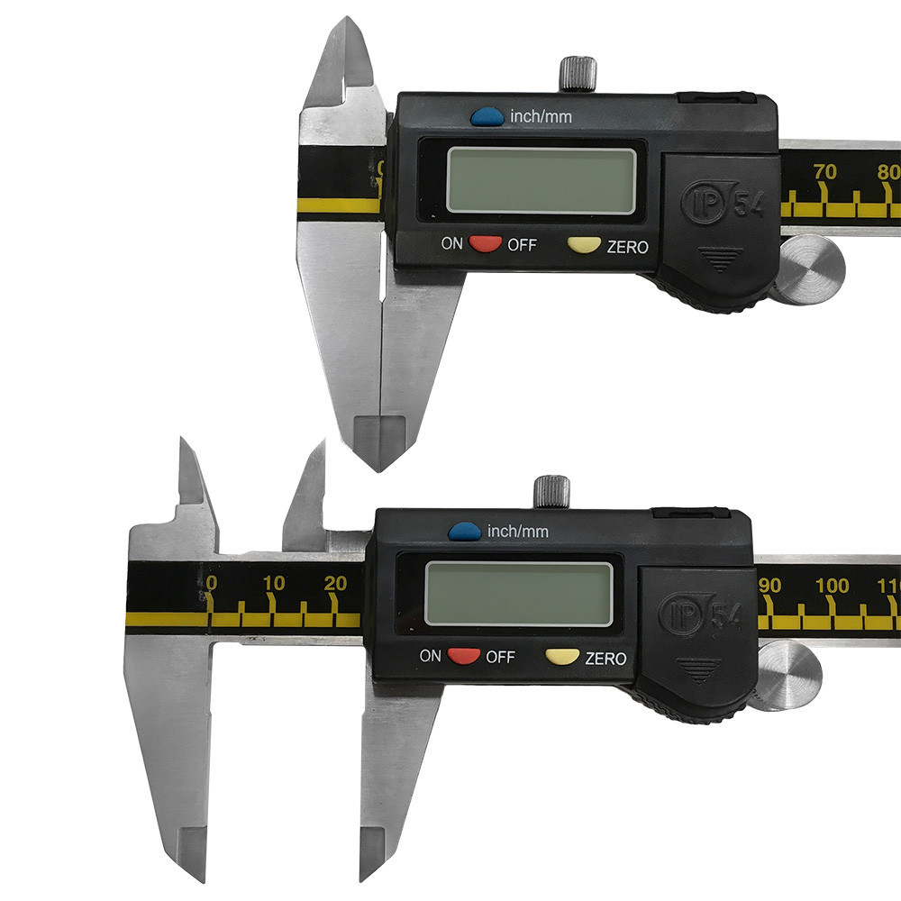 IP54 LCD Screen Electronic Digital Caliper Ruler INOX Splash Proof 6”/150mm