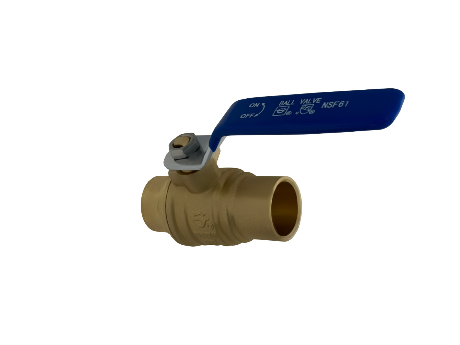 10 PIECES 3/4″ SWEAT BALL VALVE, LEAD FREE BRASS, FULL PORT, 600 WOG, 1/4 TURN