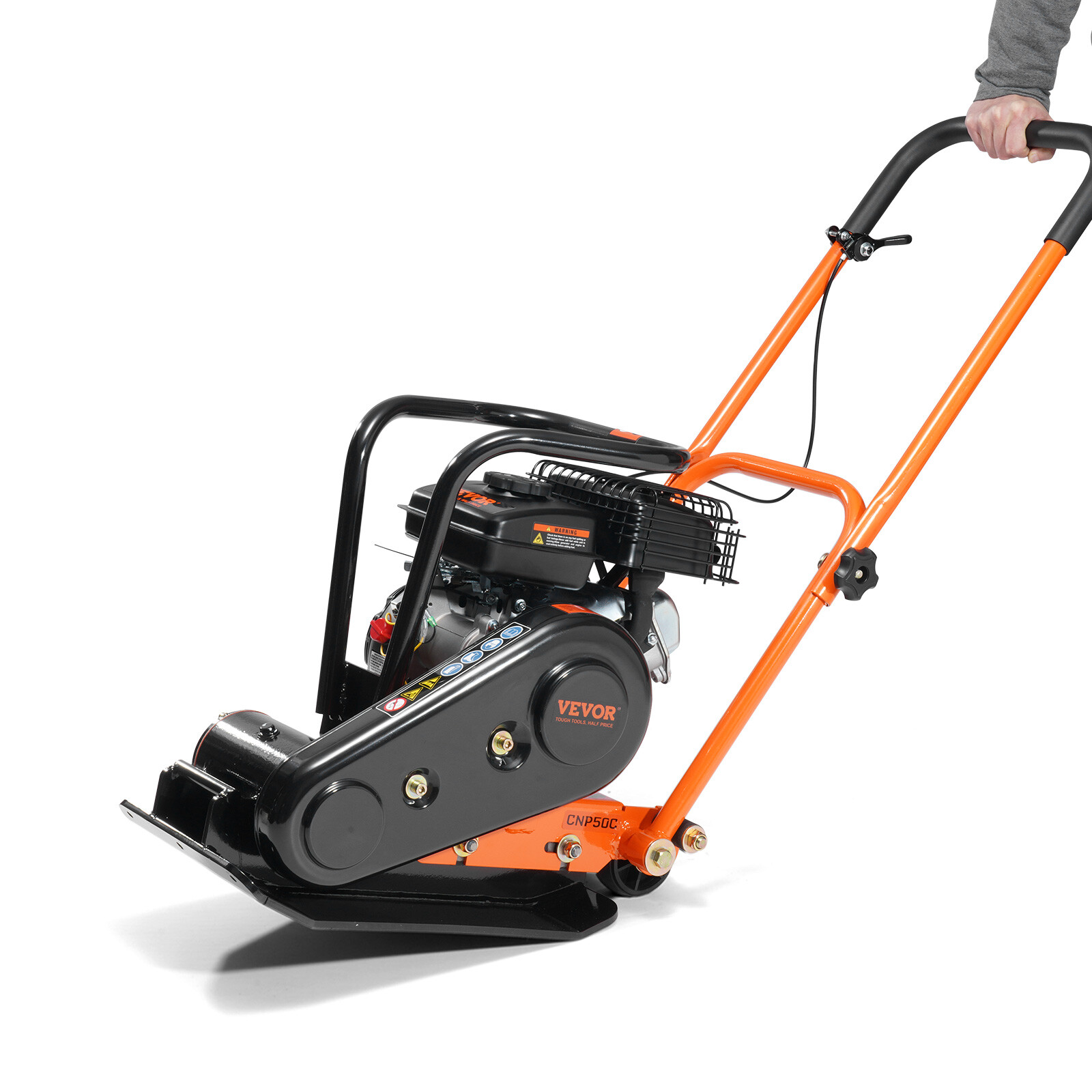 2.8hp Walk-Behind Vibratory Plate Compactor Soil Dirt Rammer 78.5cc EPA Engine