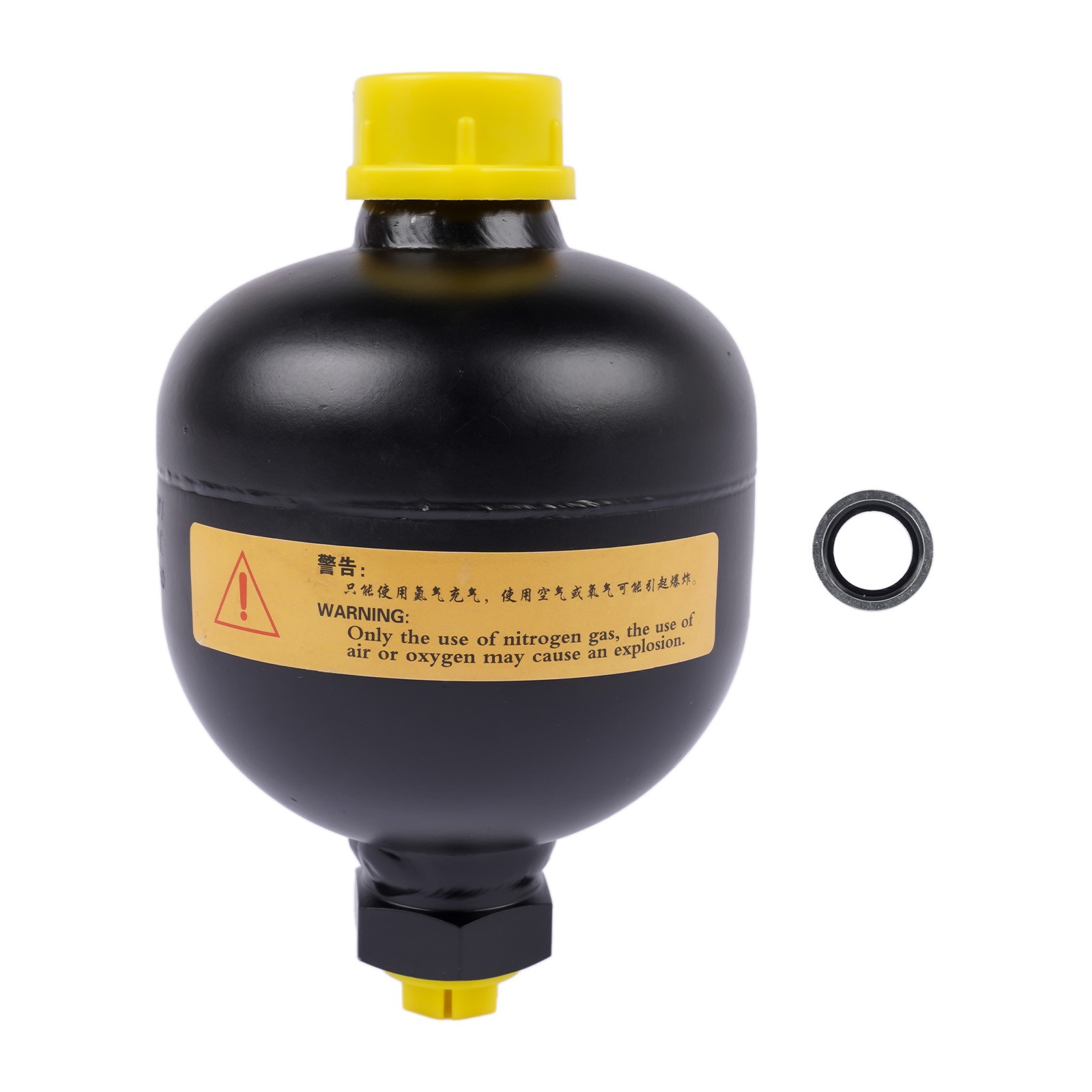 Hydraulic Diaphragm Accumulator 4786PSI,20 cu in (0.32L) ,Thread G1/2 (ISO 228)