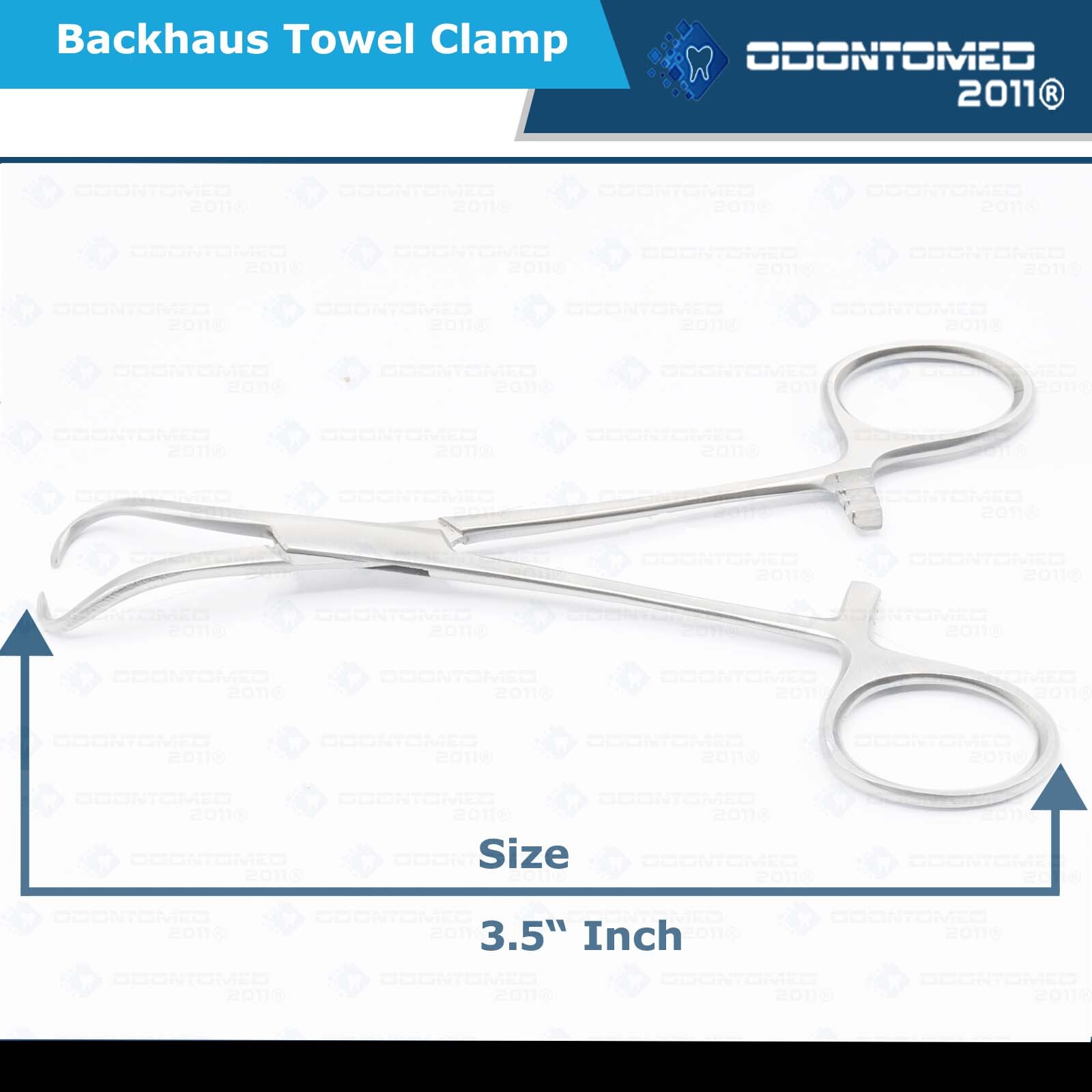 Veterinary Backhaus Towel Clamp forceps 3.5″ Stainless Steel New Instruments
