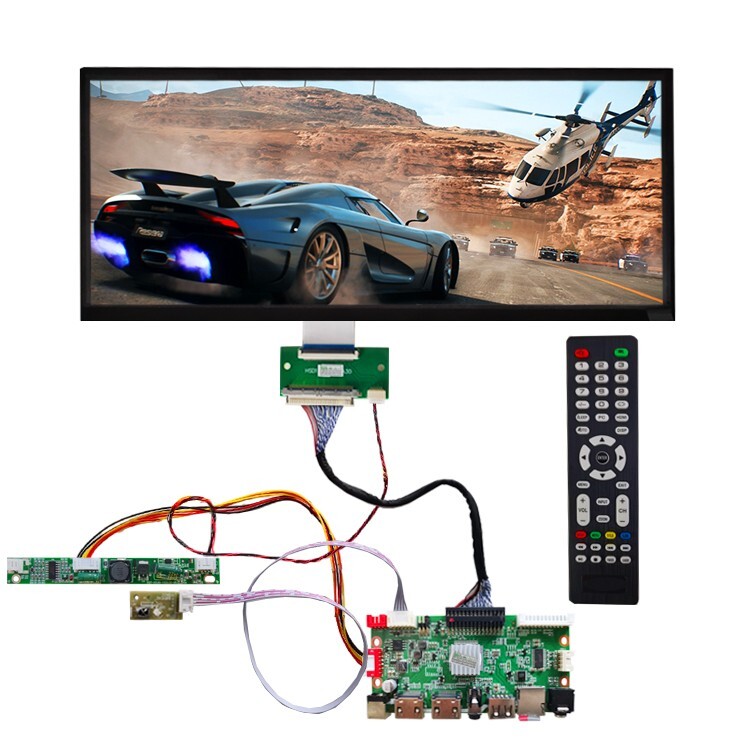 12.3» High Brightness LCD Display HDMI Sunlight Readable Panel Controller Board